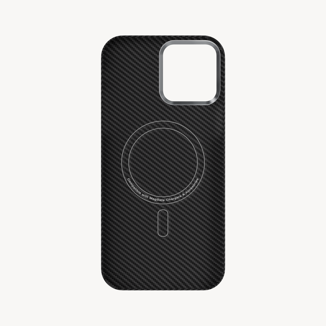 Husa Telefon iPhone 15 Pro, Fibra Aramida, Tip Kevlar, MagSafe