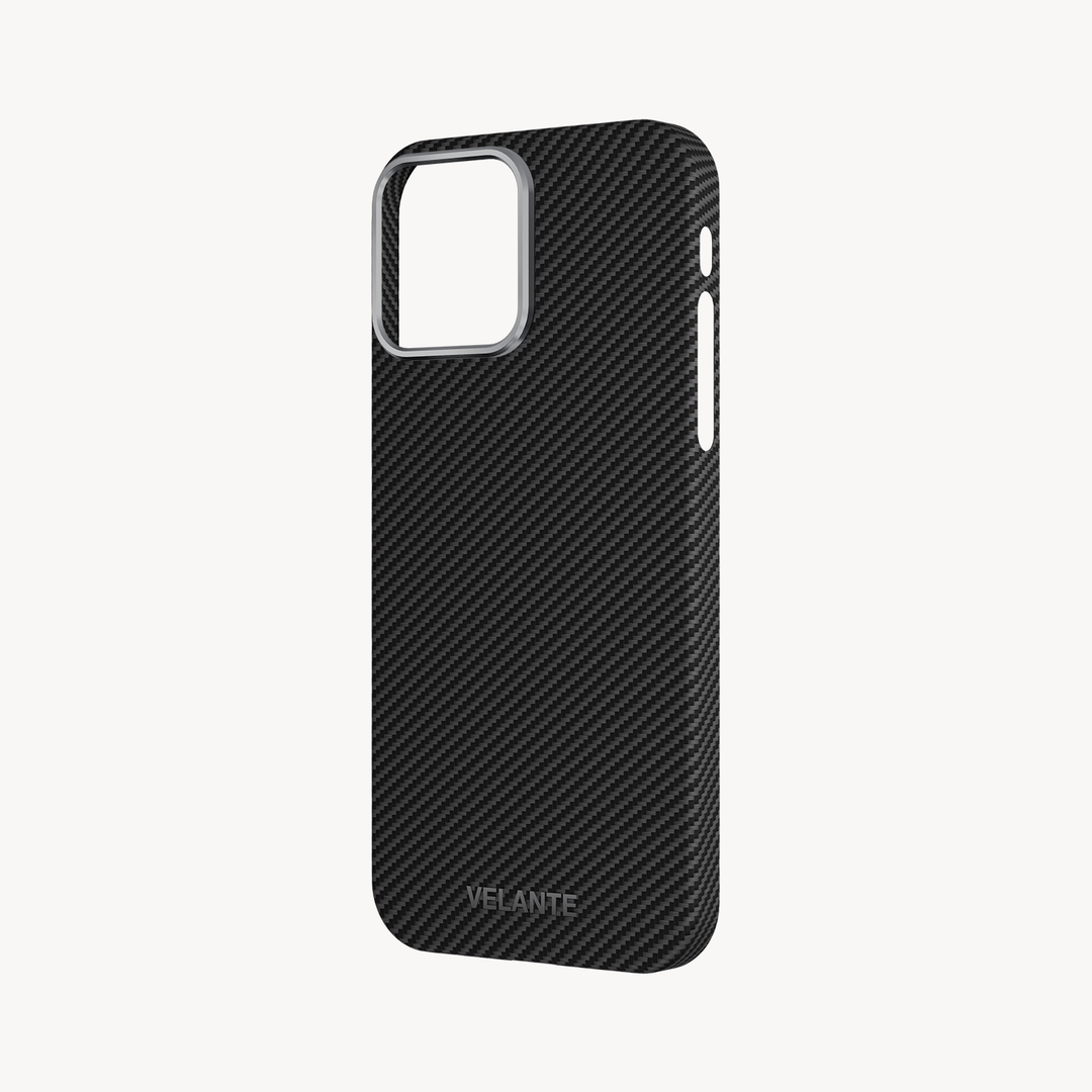 Husa Telefon iPhone 16 Pro, Fibra Aramida, Tip Kevlar, MagSafe