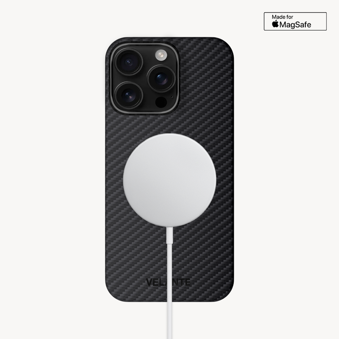 Husa Telefon iPhone 16 Pro, Fibra Aramida, Tip Kevlar, MagSafe