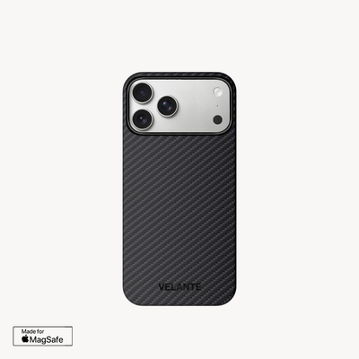 Husa Telefon iPhone 17 Pro, Fibra Aramida, Tip Kevlar, MagSafe