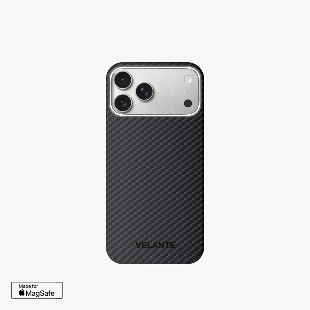 Husa Telefon iPhone 18 Pro, Fibra Aramida, Tip Kevlar, MagSafe