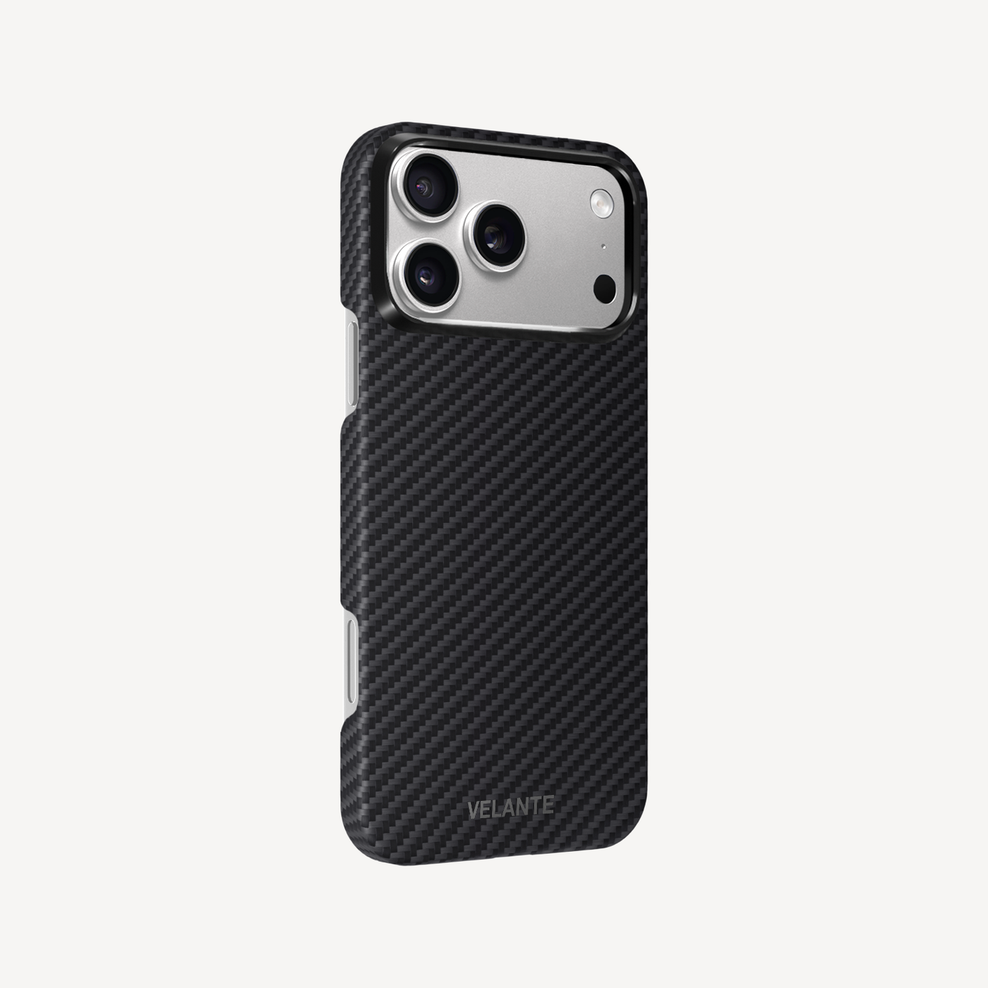 Husa Telefon iPhone 17 Pro, Fibra Aramida, Tip Kevlar, MagSafe