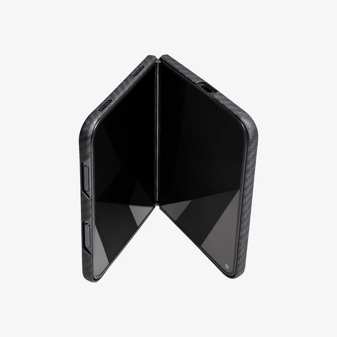 Husa Telefon iPhone Duo, Fibra Aramida, Tip Kevlar, MagSafe