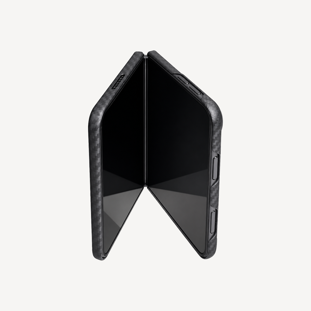 Husa Telefon iPhone Duo, Fibra Aramida, Tip Kevlar, MagSafe
