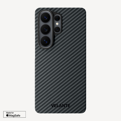 Husa Telefon Samsung S26 Ultra, Fibra Aramida, Tip Kevlar, MagSafe
