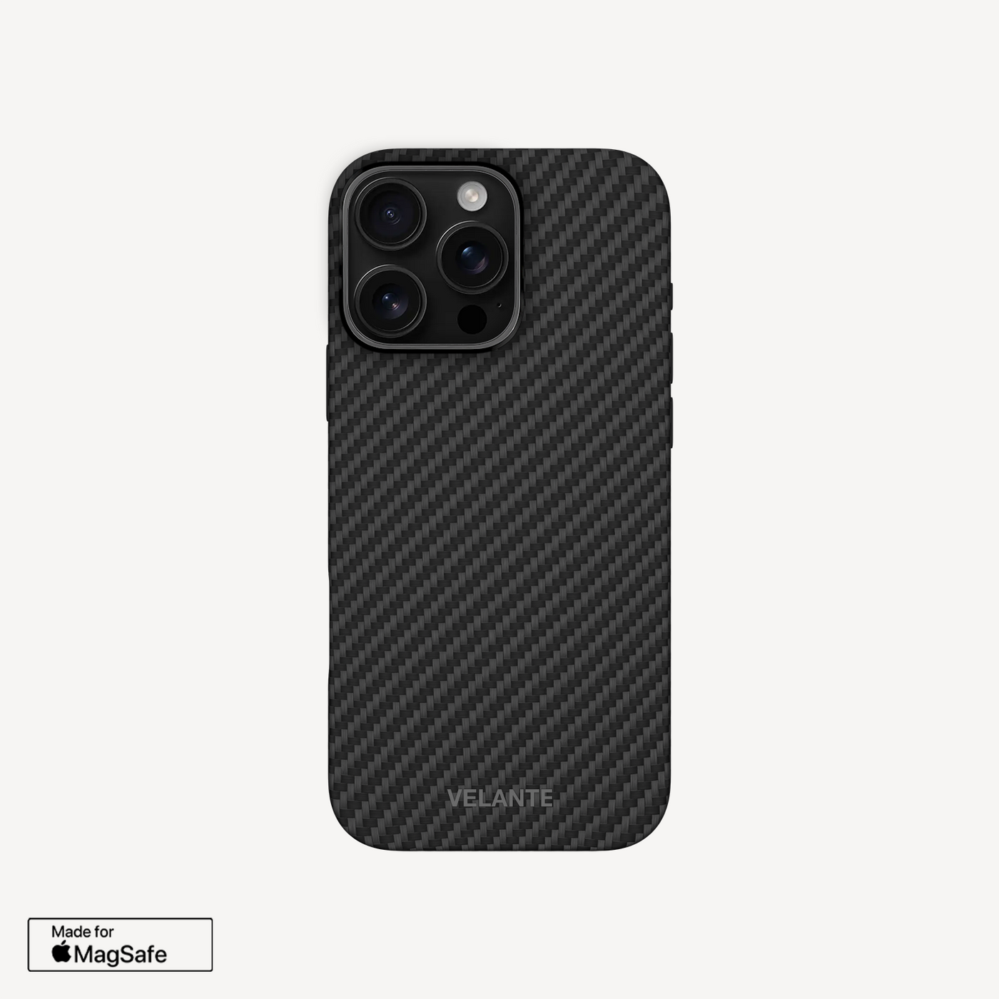 Husa Telefon iPhone 16 Pro Max, Fibra Aramida, Tip Kevlar Rubber, MagSafe