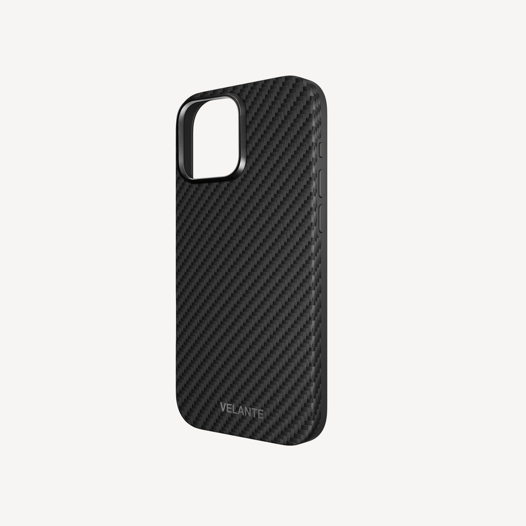 Husa Telefon iPhone 16 Pro Max, Fibra Aramida, Tip Kevlar Rubber, MagSafe
