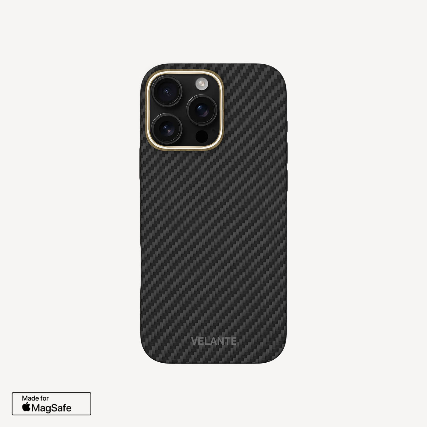 Husa Telefon iPhone 16 Pro Max, Fibra Aramida, Tip Kevlar Rubber, MagSafe