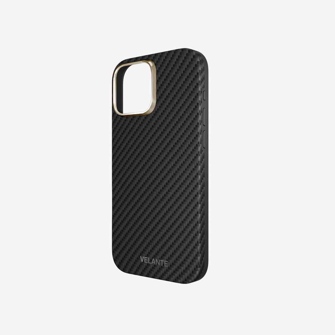 Husa Telefon iPhone 16 Pro Max, Fibra Aramida, Tip Kevlar Rubber, MagSafe