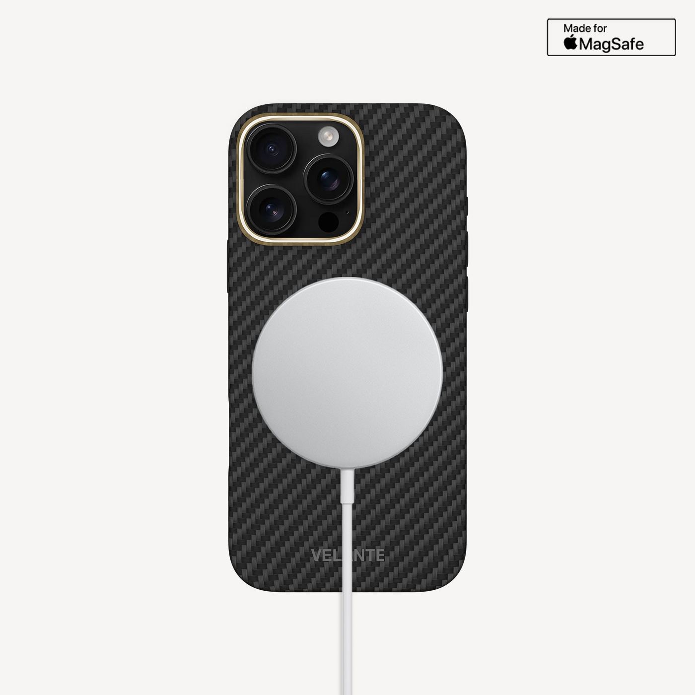 Husa Telefon iPhone 16 Pro Max, Fibra Aramida, Tip Kevlar Rubber, MagSafe