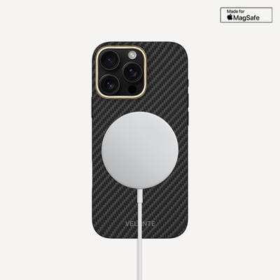 Husa Telefon iPhone 16 Pro Max, Fibra Aramida, Tip Kevlar Rubber, MagSafe