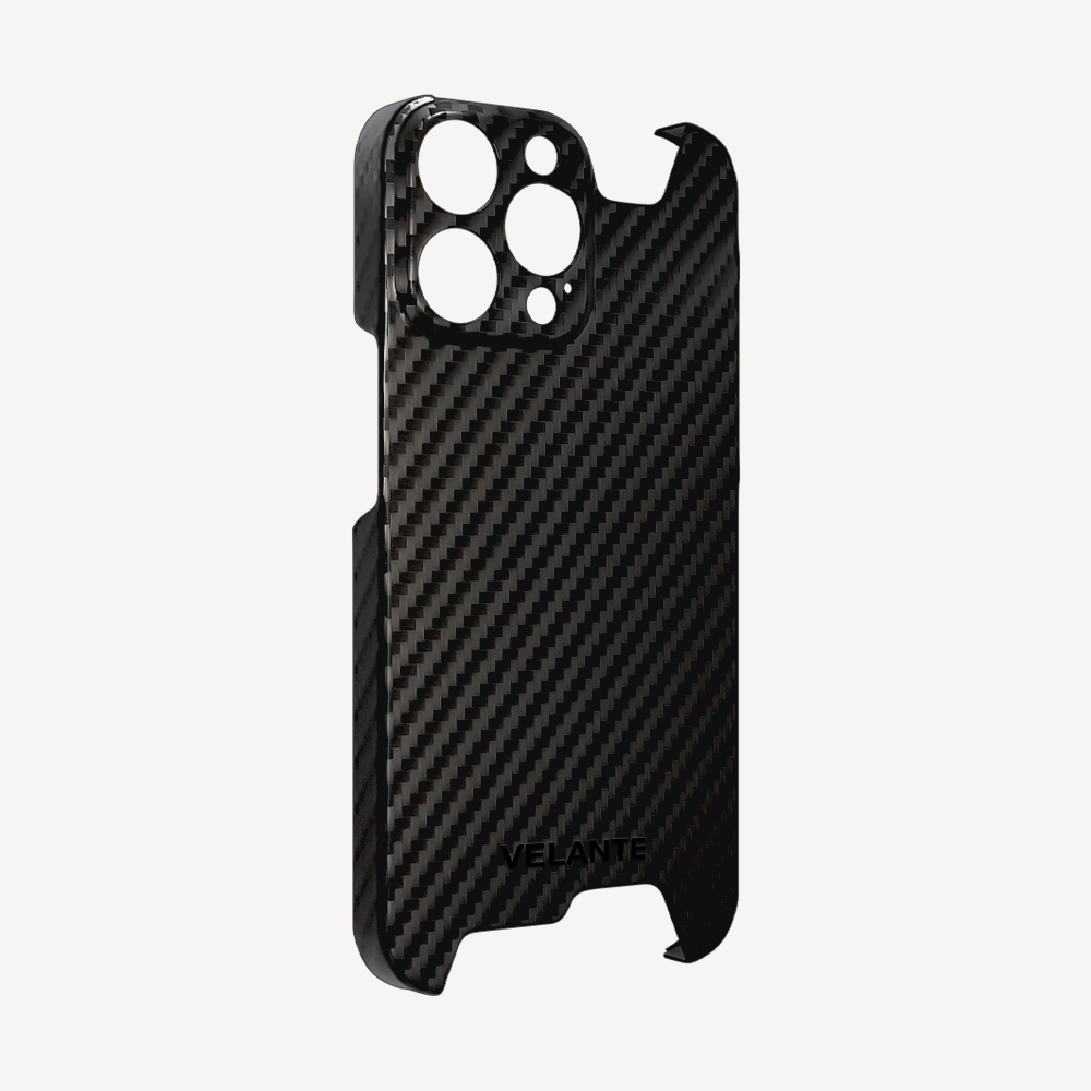 Husa Telefon iPhone 14 Pro, Fibra Carbon, Tip Kevlar