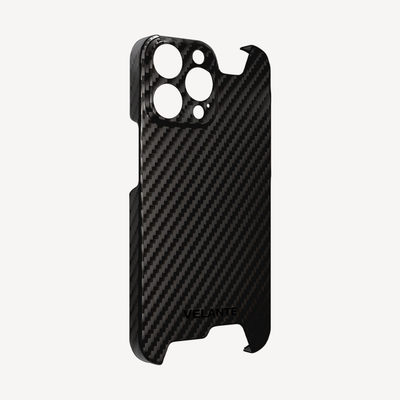 Husa Telefon iPhone 14 Pro, Fibra Carbon, Tip Kevlar