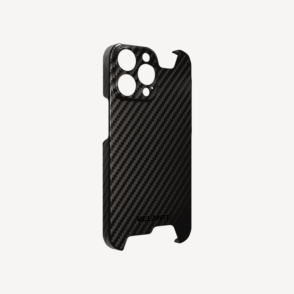 Husa Telefon iPhone 14 Pro, Fibra Carbon, Tip Kevlar