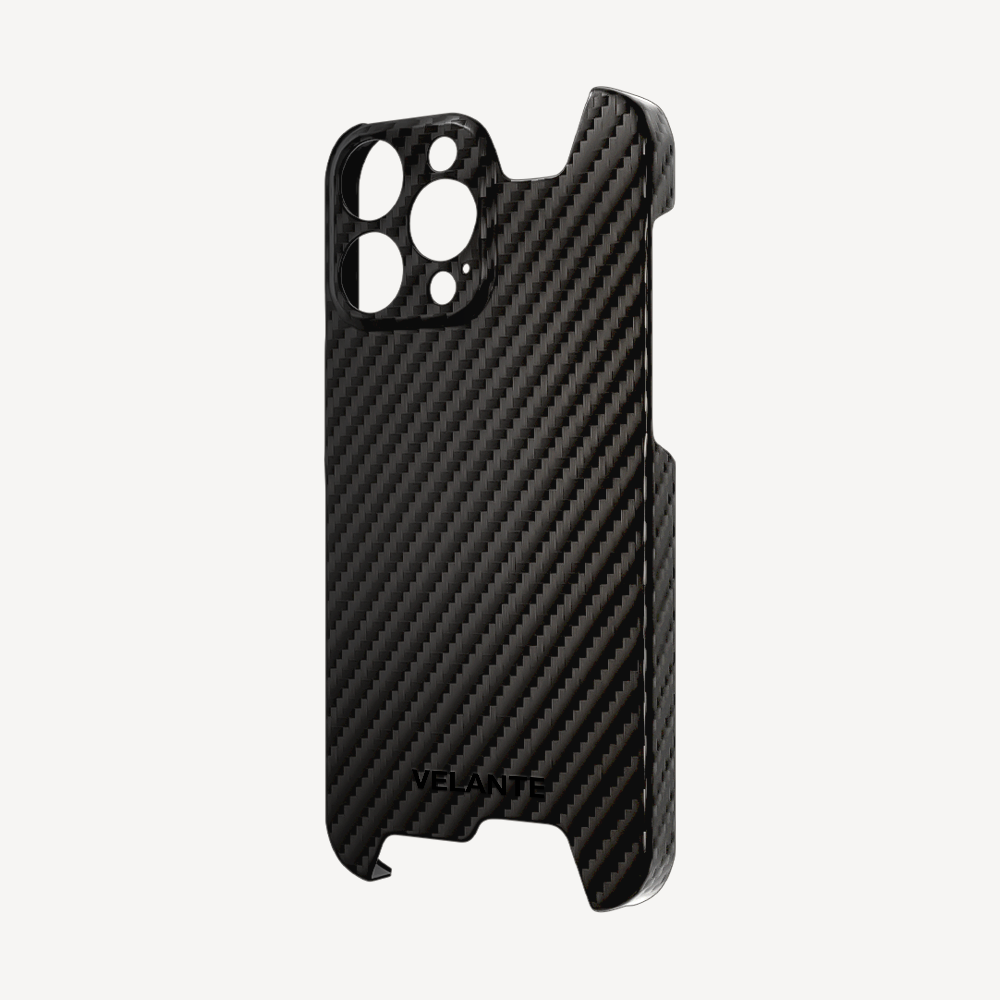 Husa Telefon iPhone 14 Pro, Fibra Carbon, Tip Kevlar