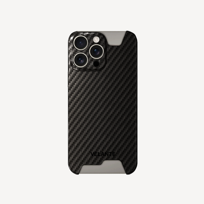 Husa Telefon iPhone 15 Pro, Fibra Carbon, Tip Kevlar