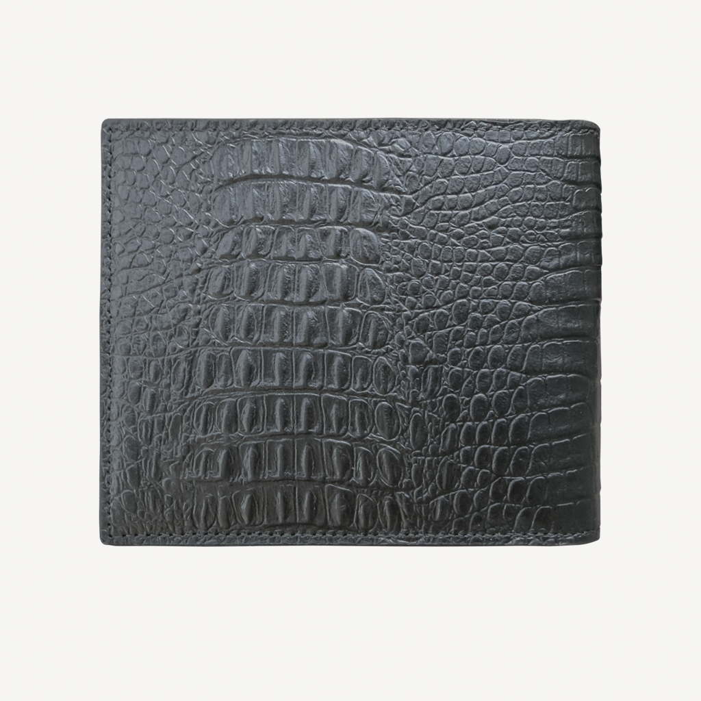 Portofel Clasic, Piele Vitel, Textura Aligator