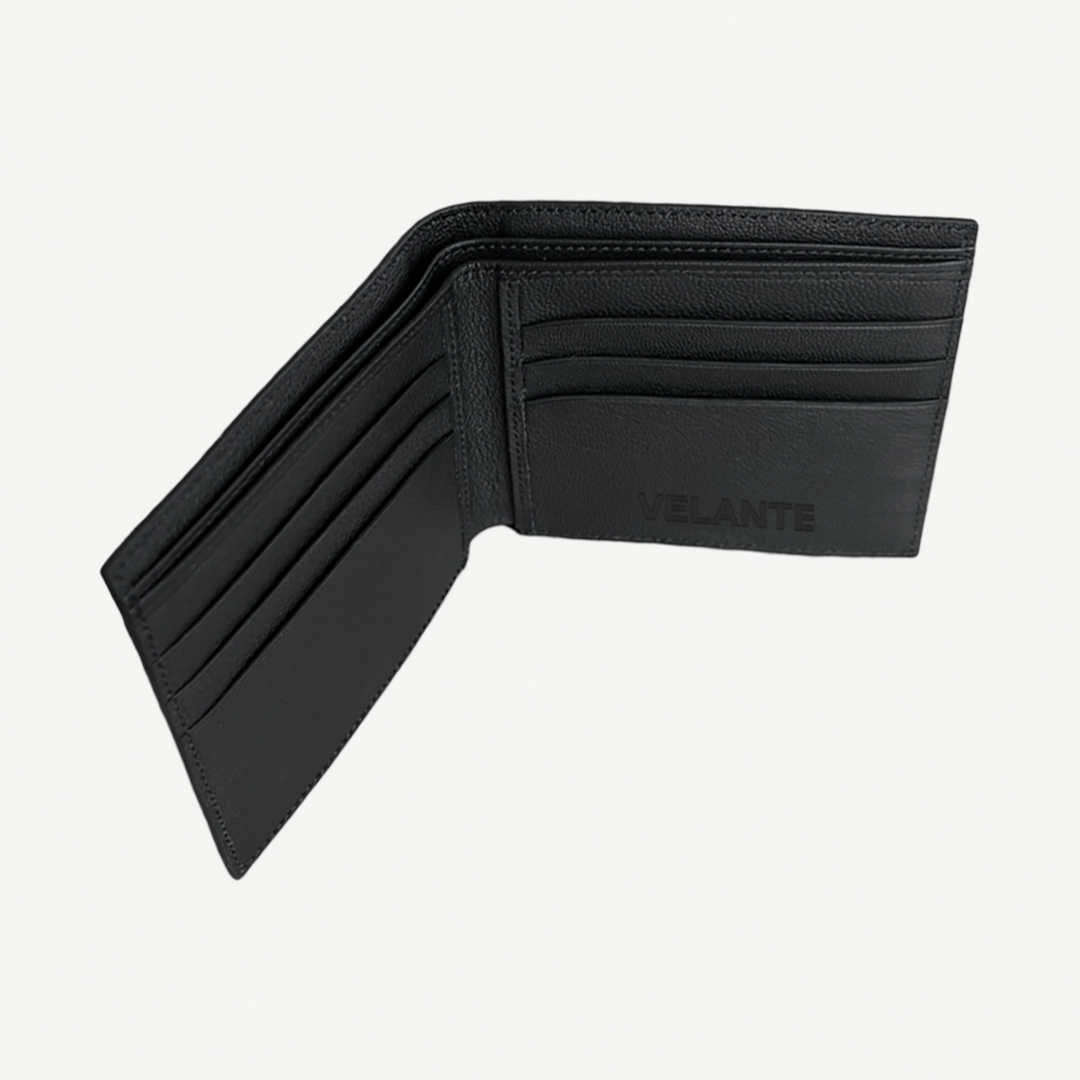 Portofel Clasic, Piele Vitel, Textura Crocodil