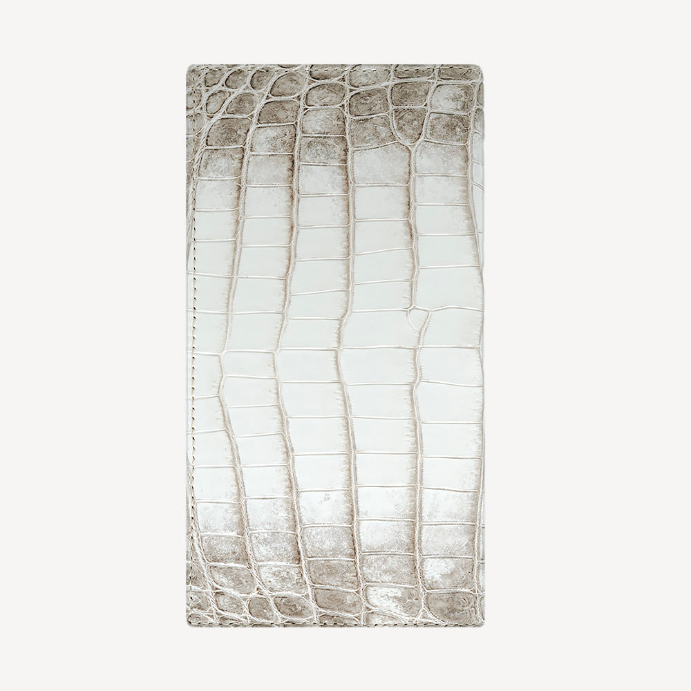 Portofel Bifold, Piele Crocodil Himalaya