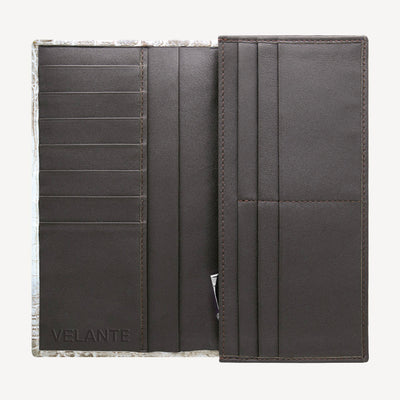 Portofel Bifold, Piele Crocodil Himalaya