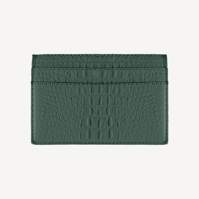 Port Card, Piele Vitel, Textura Aligator