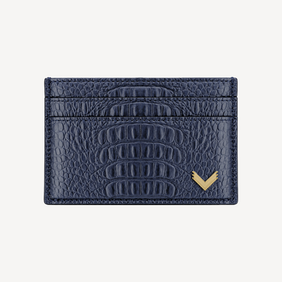 Port Card, Piele Vitel, Textura Aligator