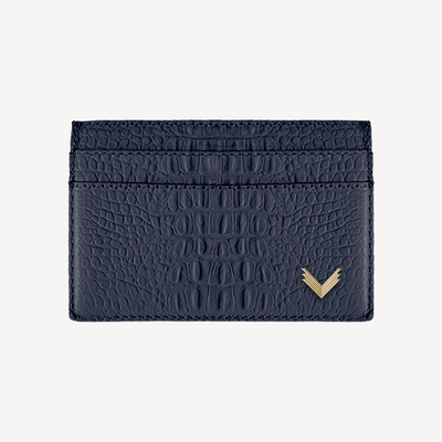 Port Card, Piele Vitel, Textura Aligator