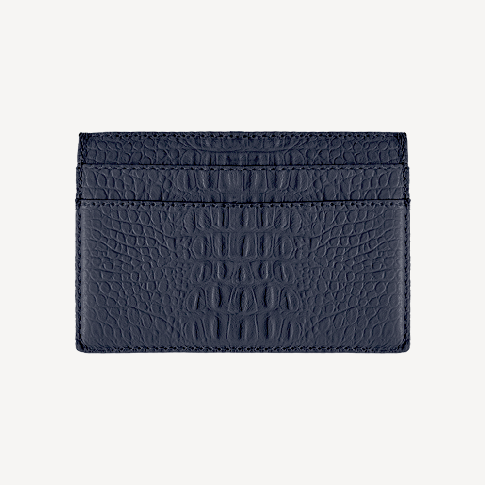 Port Card, Piele Vitel, Textura Aligator