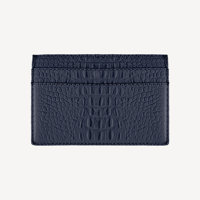 Port Card, Piele Vitel, Textura Aligator