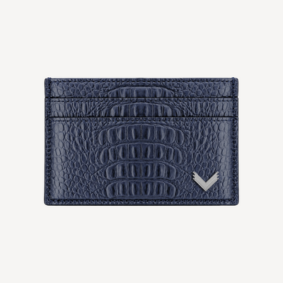 Port Card, Piele Vitel, Textura Aligator
