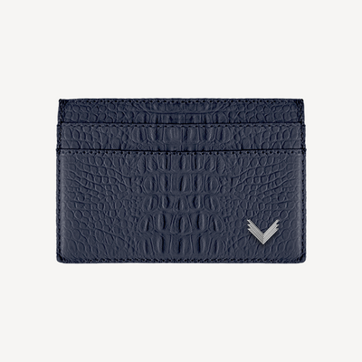 Port Card, Piele Vitel, Textura Aligator