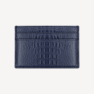 Port Card, Piele Vitel, Textura Aligator