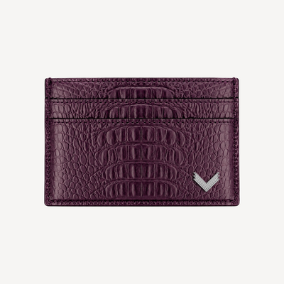 Port Card, Piele Vitel, Textura Aligator