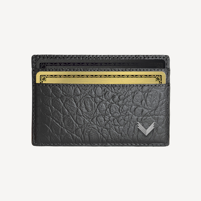 Port Card, Piele Vitel, Textura Crocodil