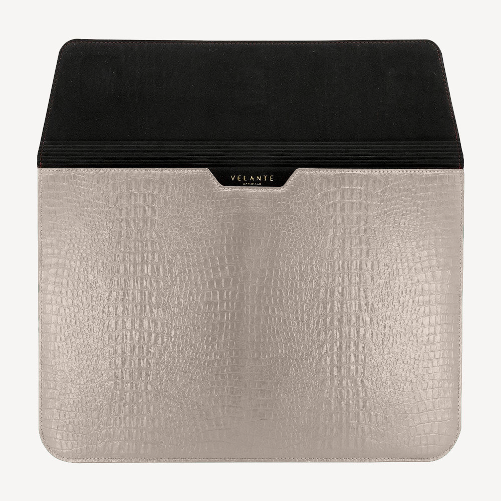 Husa iPad 12.9", Piele Vitel, Textura Aligator