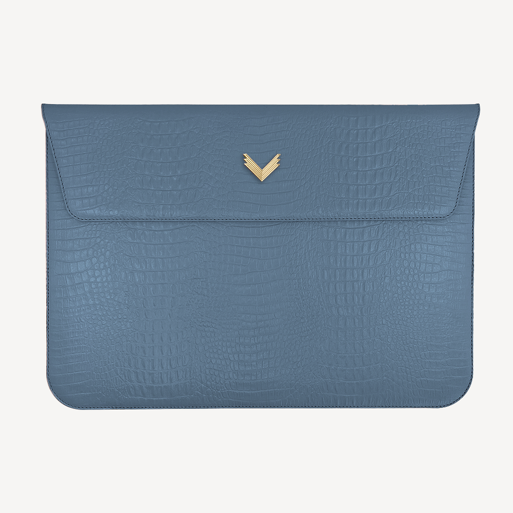 Husa Laptop MacBook 13"/14", Piele Vitel, Textura Aligator