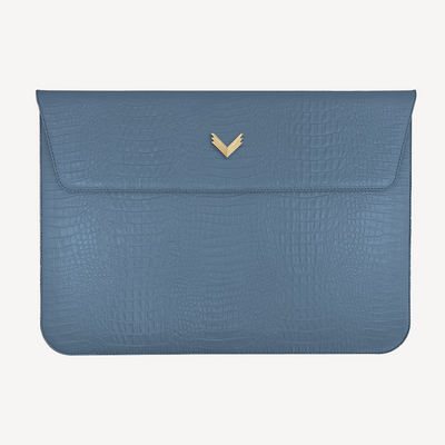 Husa Laptop MacBook 13"/14", Piele Vitel, Textura Aligator