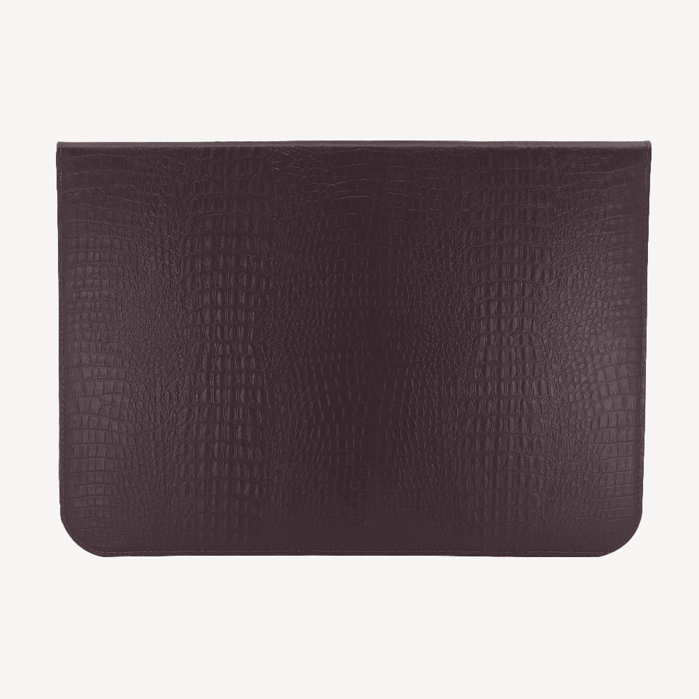 Husa Laptop MacBook 13"/14", Piele Vitel, Textura Aligator