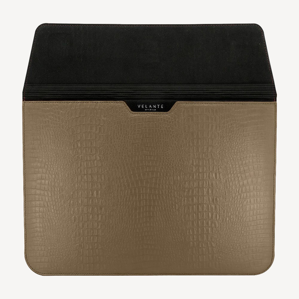 Husa iPad 12.9", Piele Vitel, Textura Aligator