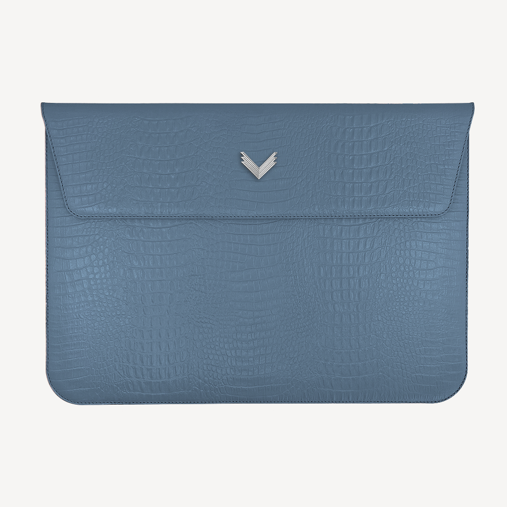Husa Laptop MacBook 13"/14", Piele Vitel, Textura Aligator