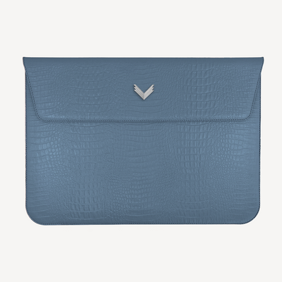 Husa Laptop MacBook 13"/14", Piele Vitel, Textura Aligator