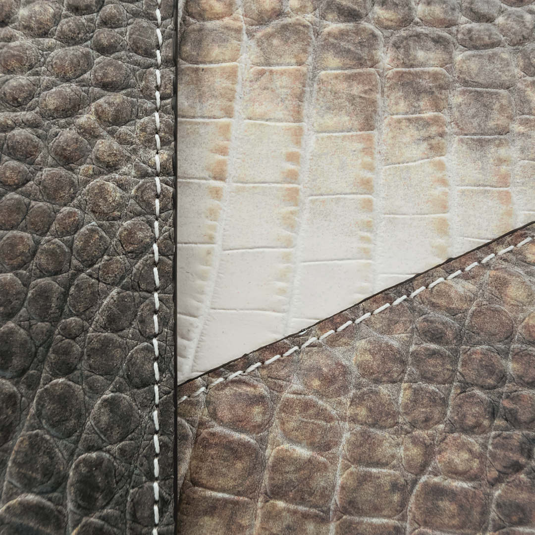 Husa Laptop MacBook, Piele Vitel, Textura Crocodil