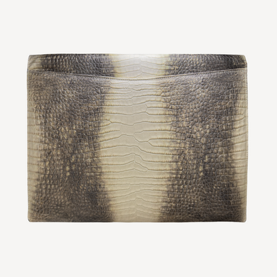 Husa Laptop MacBook, Piele Vitel, Textura Crocodil