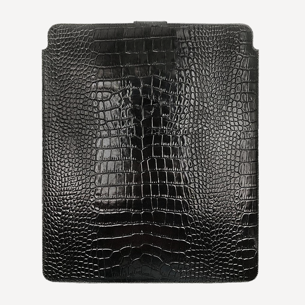 Husa Laptop Macbook 13"/14", Piele Vitel, Textura Crocodil