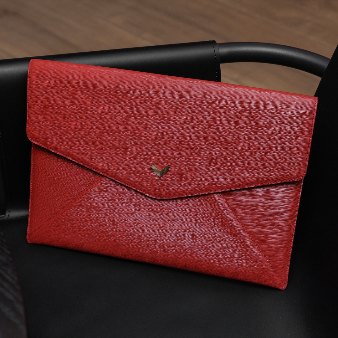 Husa Laptop MacBook, Piele Vitel, Textura Dune