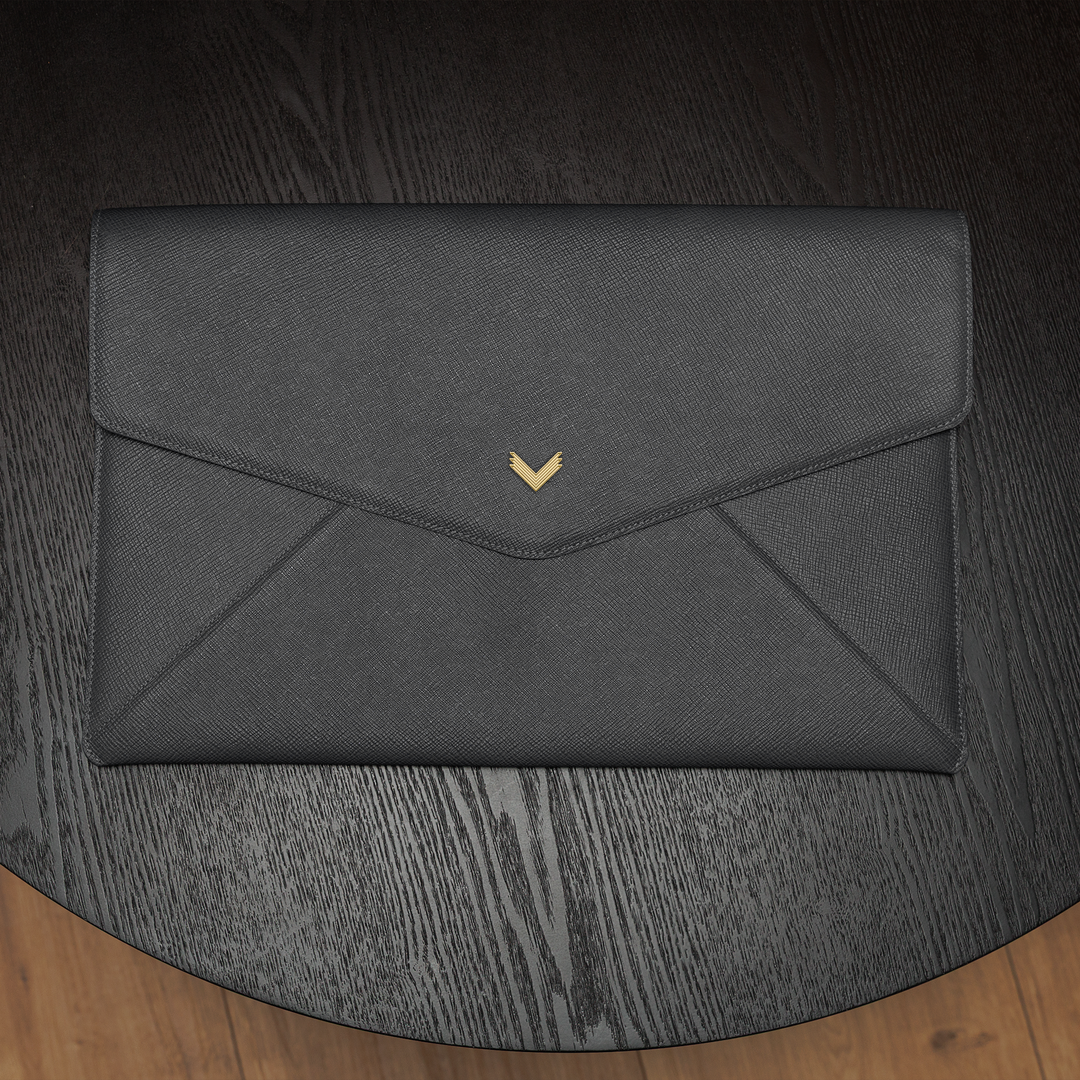 Husa Laptop MacBook, Piele Vitel, Textura Saffiano