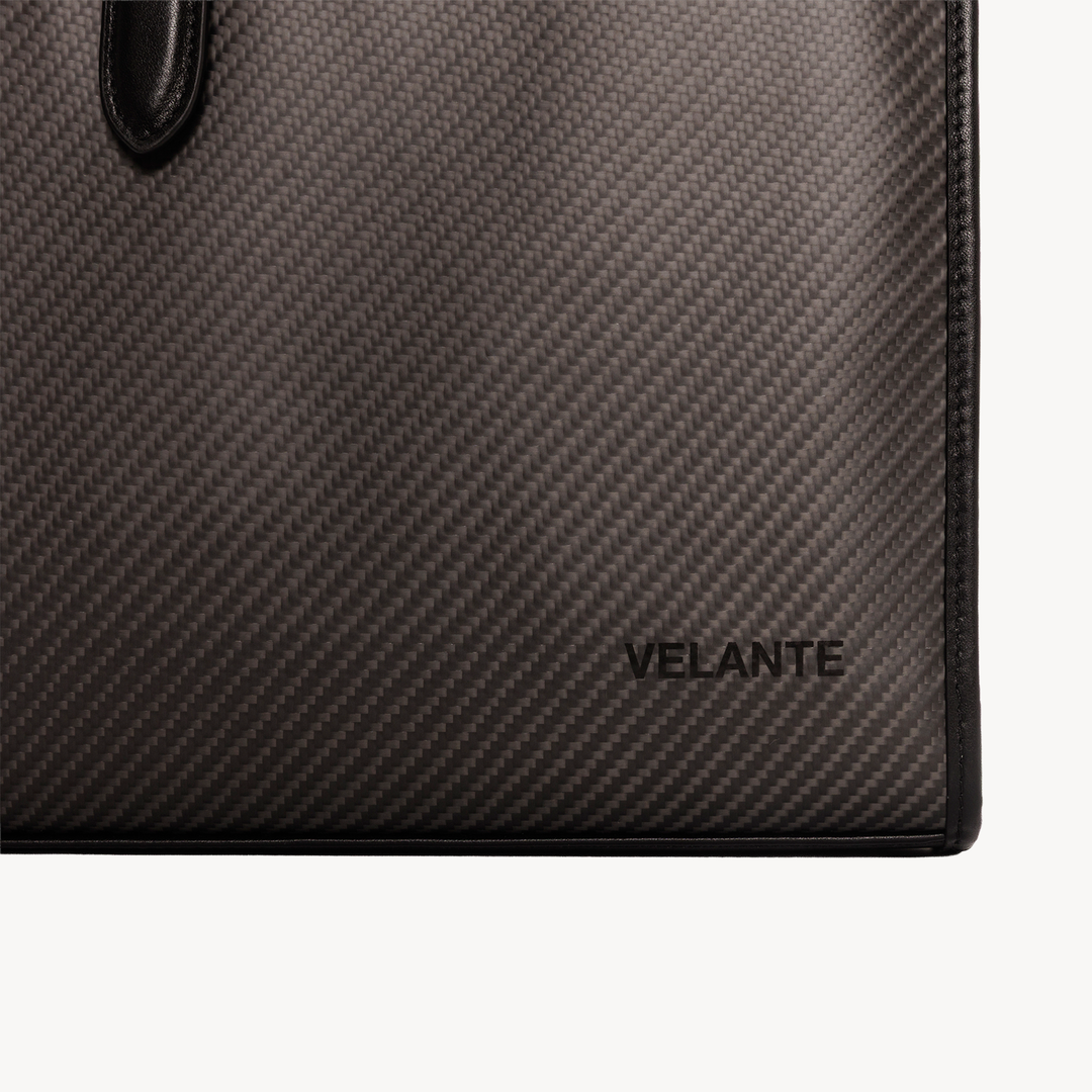 Husa Laptop, Fibra de Carbon, Piele Vitel