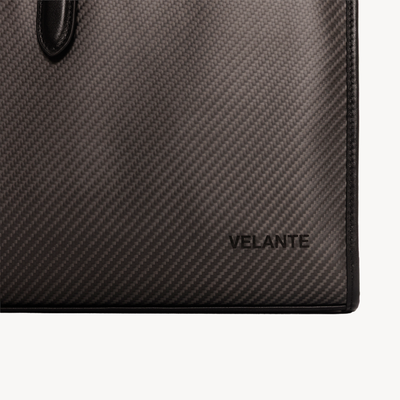 Husa Laptop, Fibra de Carbon, Piele Vitel
