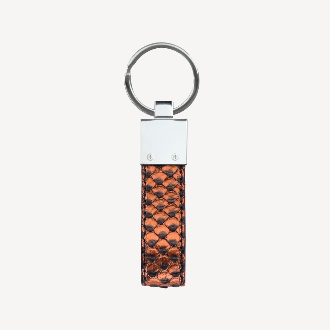 Breloc, Piele Piton, Silver