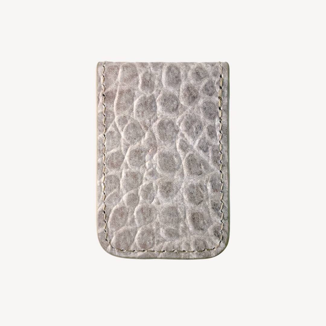 Clip de Bani, Piele Vitel, Textura Crocodil